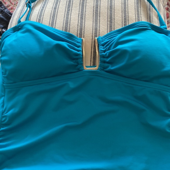 Calvin Klein Bandeau Tankini Swim Top - Picture 7 of 8